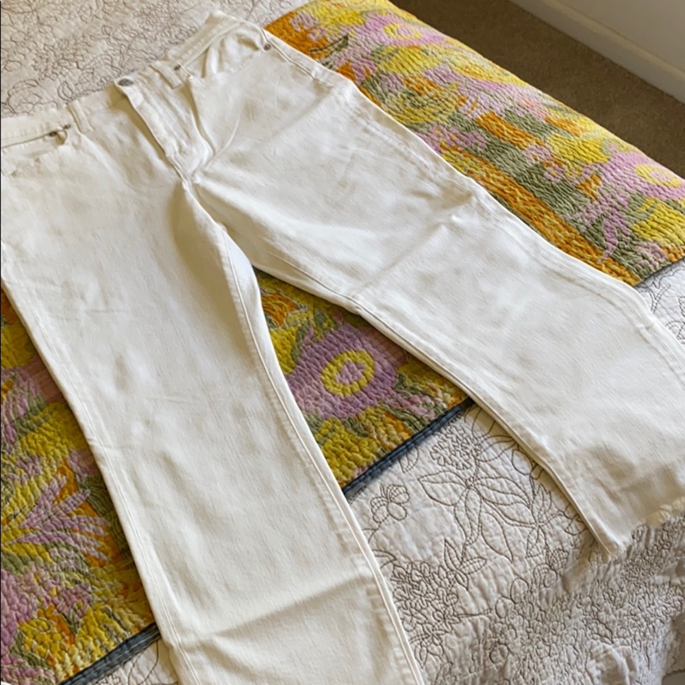 Madewell white jeans